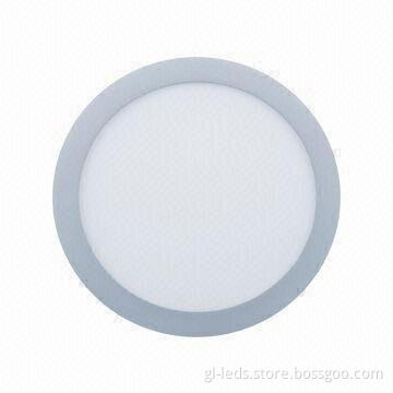 Round Panel Light with 5,500 to 7,000K Color Temperature
